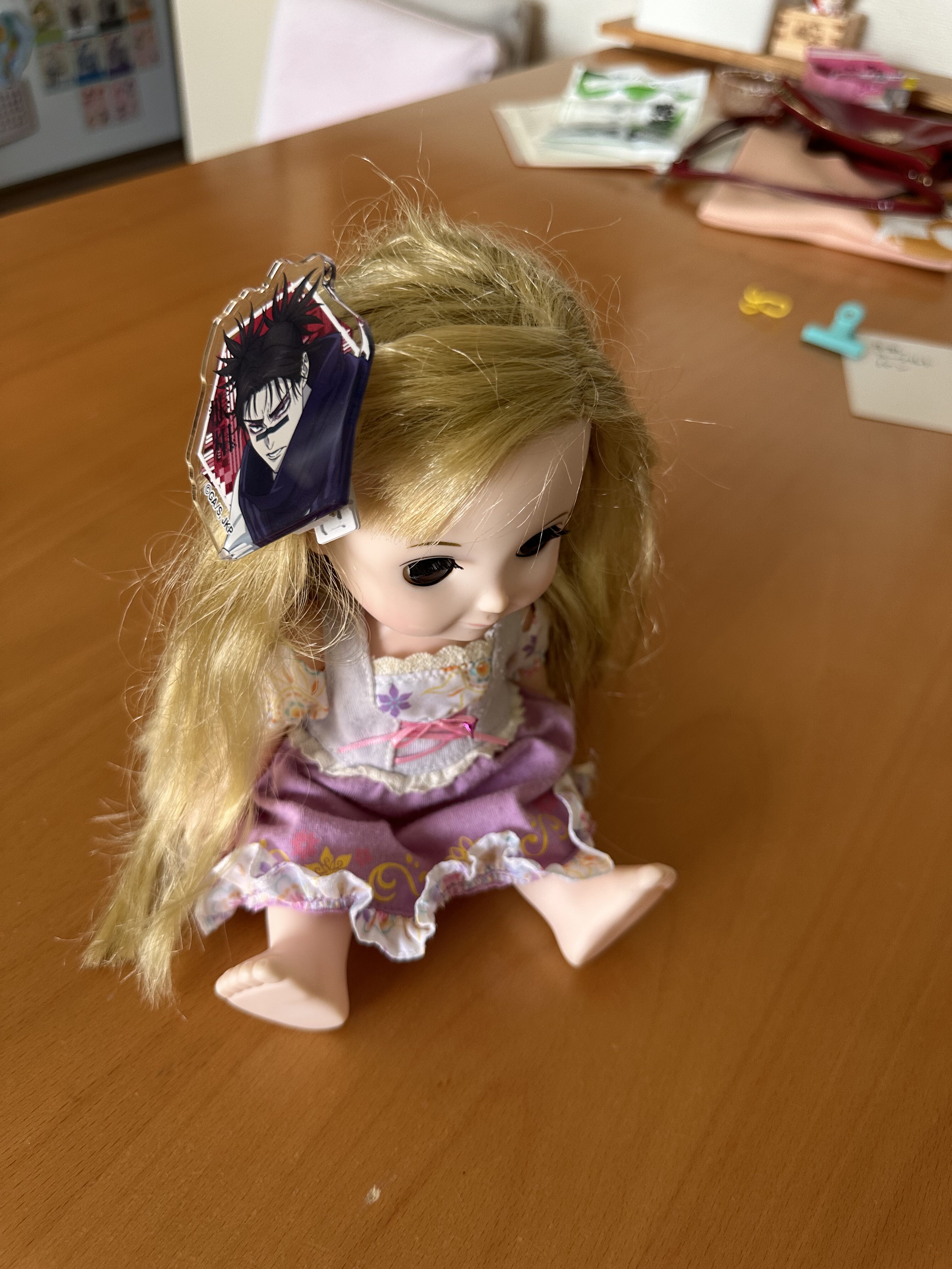 ヘアクリップ代わりにしてみた